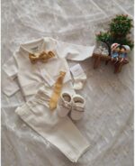 ⁦طقم أنيق مكوّن من 7 قطع قطنية 100% — راحة مثالية وأناقة متكاملة لطفلك الصغير!⁩ - الصورة ⁦2⁩