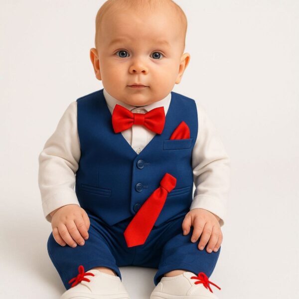 7 Parçalı Şık Bebek Takımı – Özel Günler İçin Tam Şıklık"