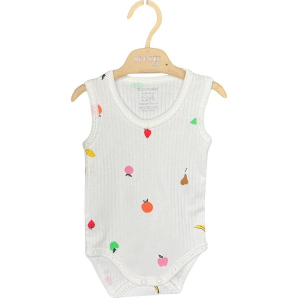 KATIA BABY %100 Pamuk Body – Yazın ferahlığı, meyve desenlerinin tatlılığıyla buluştu.