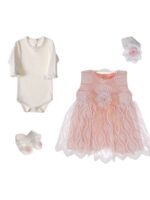 KATIA BABY 4-Piece Dress Set – Elegance starts from day one.