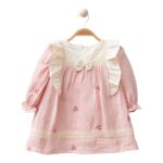 🎀 Küçük bir zarafete kim hayır diyebilir ki? 🎀 Bu elbise ilk bakışta kalpleri çalıyor! 💘👶 - Görsel 5